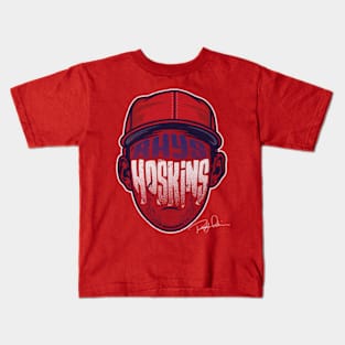 Rhys Hoskins Philadelphia Player Silhouette Kids T-Shirt